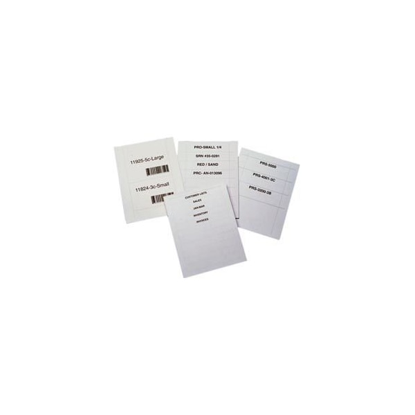 11/16 x 8 Laser Insert Sheets, Letter - Pref., 600PK